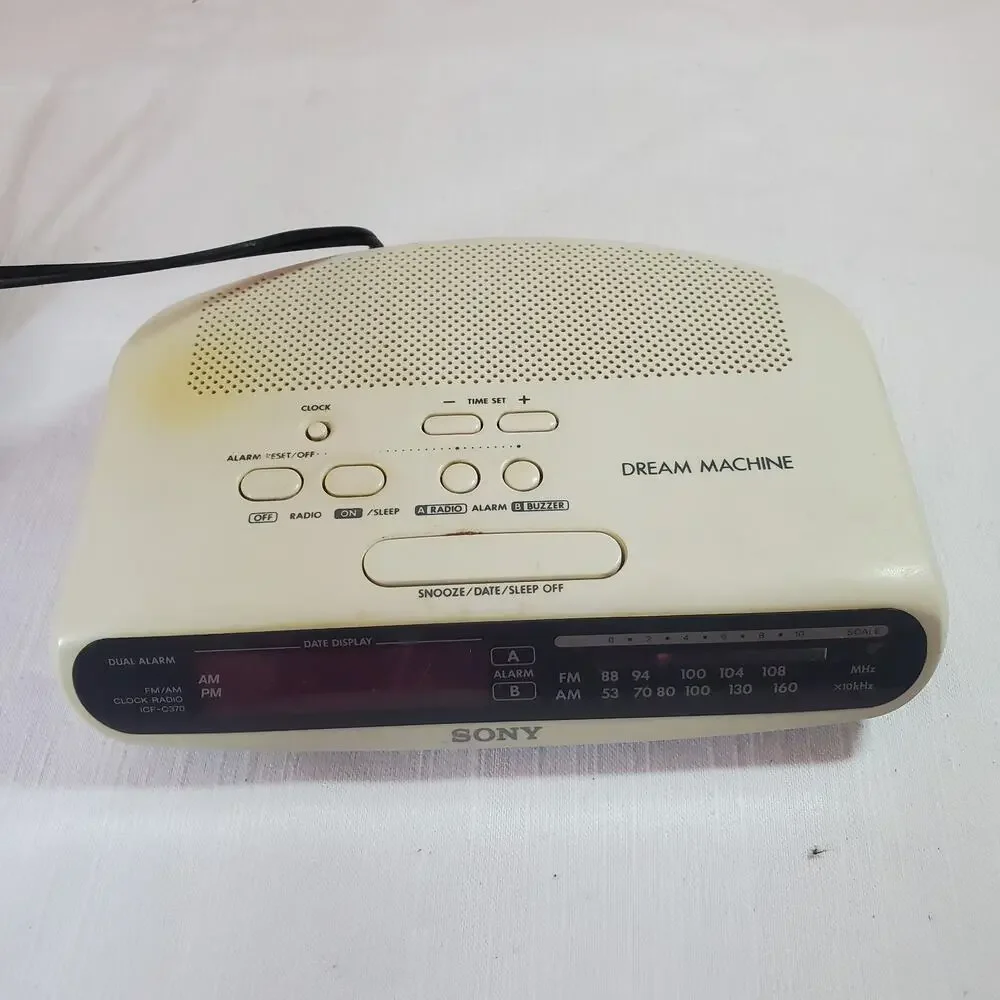 Sony Dream Machine ICF-C370 AM/FM clock radio